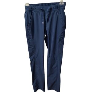Medelita Men's Cargo Drawstring Scrub Navy Pants Size Small EUC